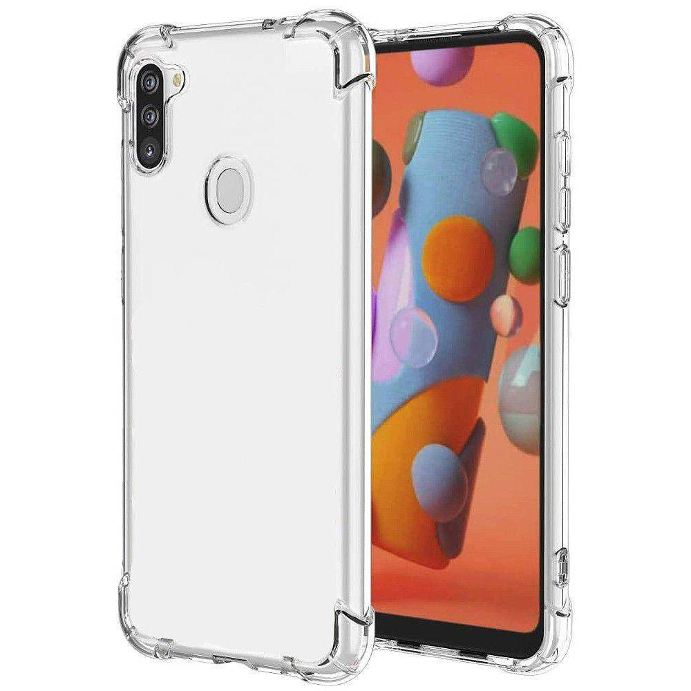 

Силиконовый противоударный прозрачный чехол для Samsung Galaxy M11 (бампер)