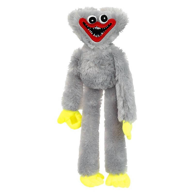 

Мягкая игрушка Хаги Ваги (Huggy Wuggy) с липучками на руках 40 см Серый