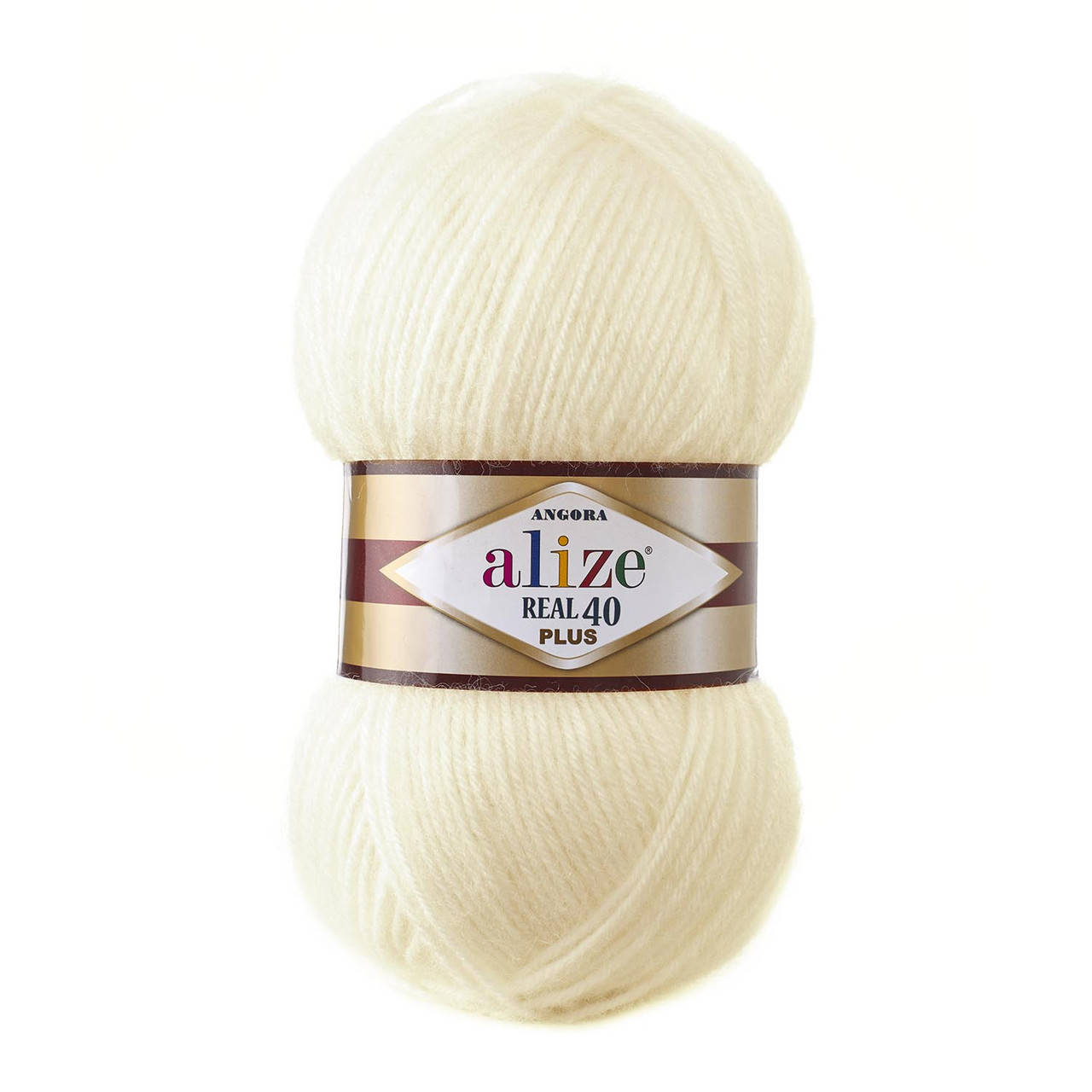 

Alize Angora Real 40 Plus № 01 кремовый
