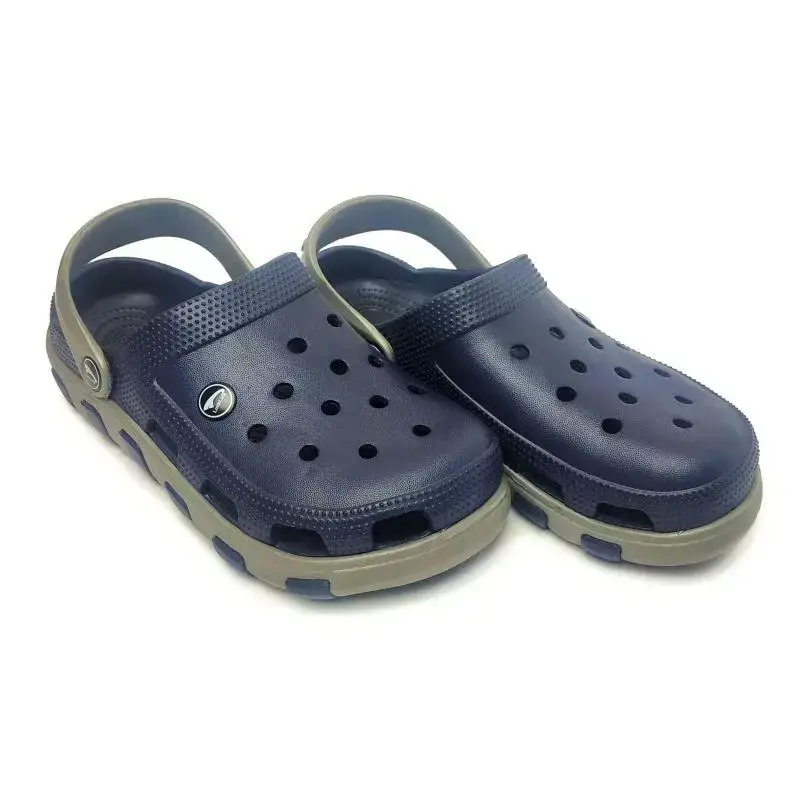 

Кроксы женские сабо шлепанцы закрытый носок синие 38(25-25,5 см)