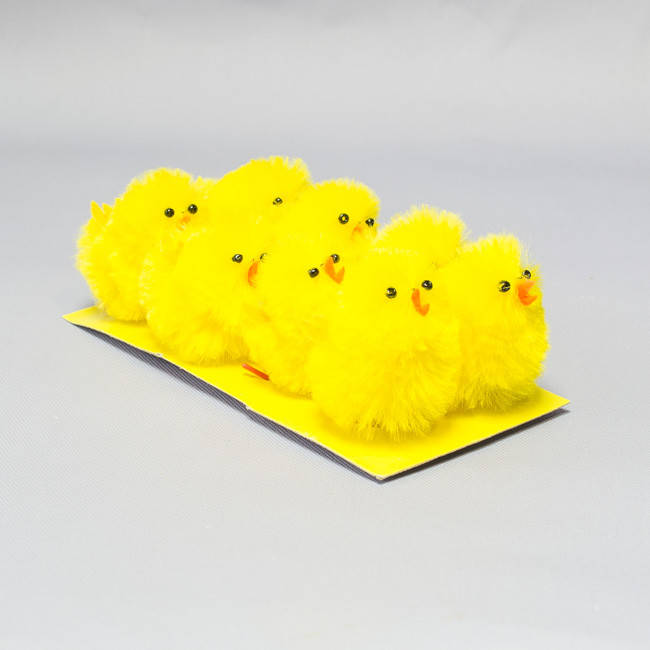 

Пасхальный декор цыплята 5,5 см за 8 шт ПД-27/24