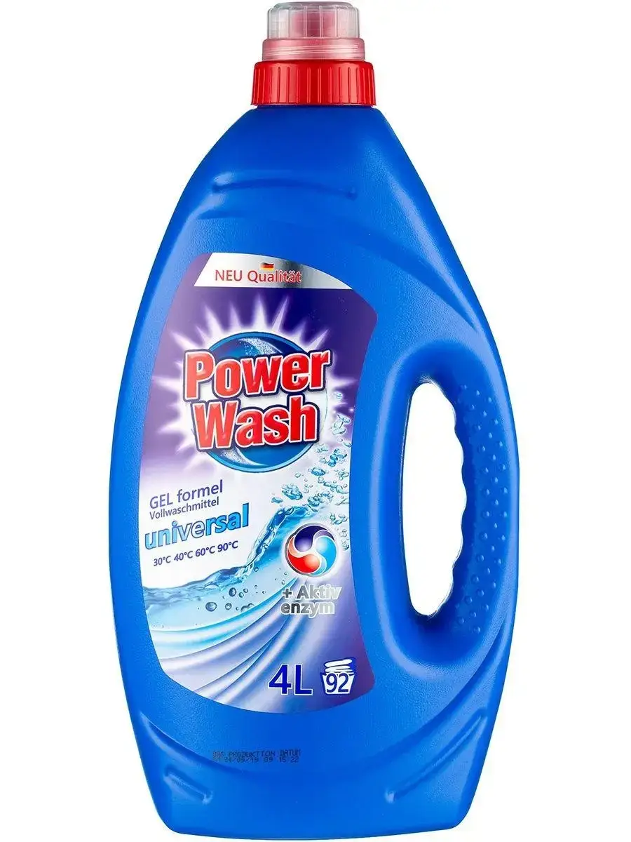

Гель для прання Power Wash універсальний 4 Л 92 стірки