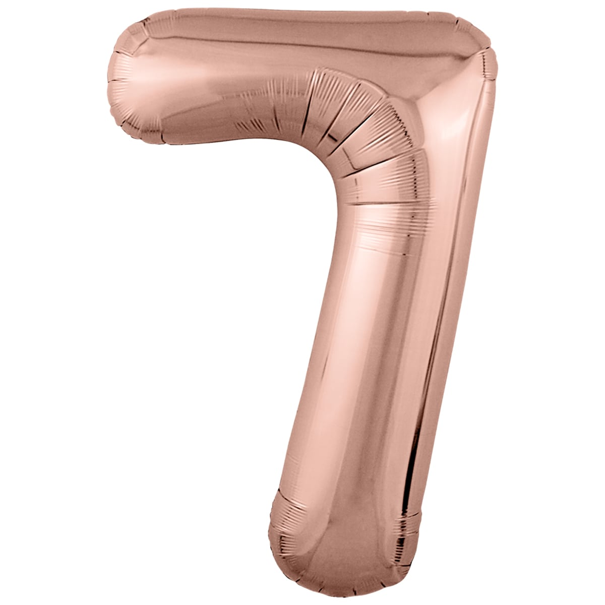 

Фольгированная цифра (102 см) Slim 7 розовое золото