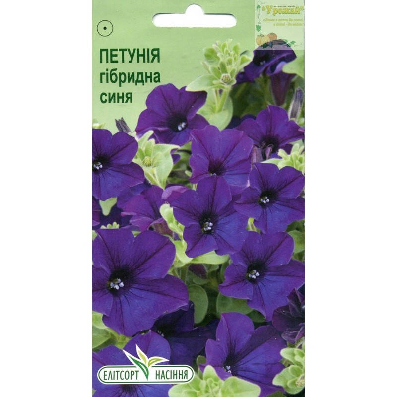

Семена цветы Петуния гибридная синяя, 0,05 г, Синий