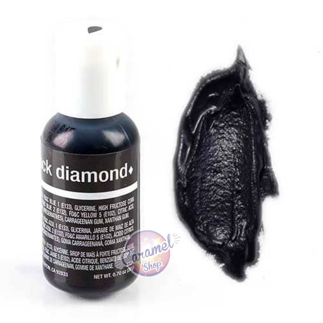 

Гелевый краситель Chefmaster Black Diamond Черный диамант 20 г