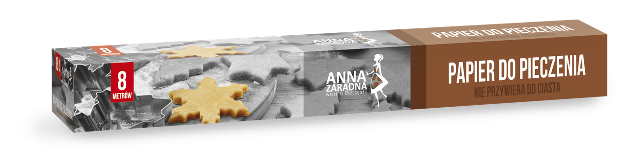 

Бумага Anna Zaradna для выпечки 8 м в коробке