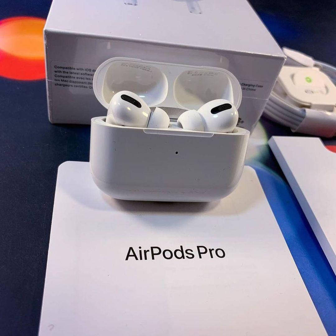 

Наушники Беспроводные AirPods Pro Apple Bleutooth Гарнитура с шумоподавлением, Белый
