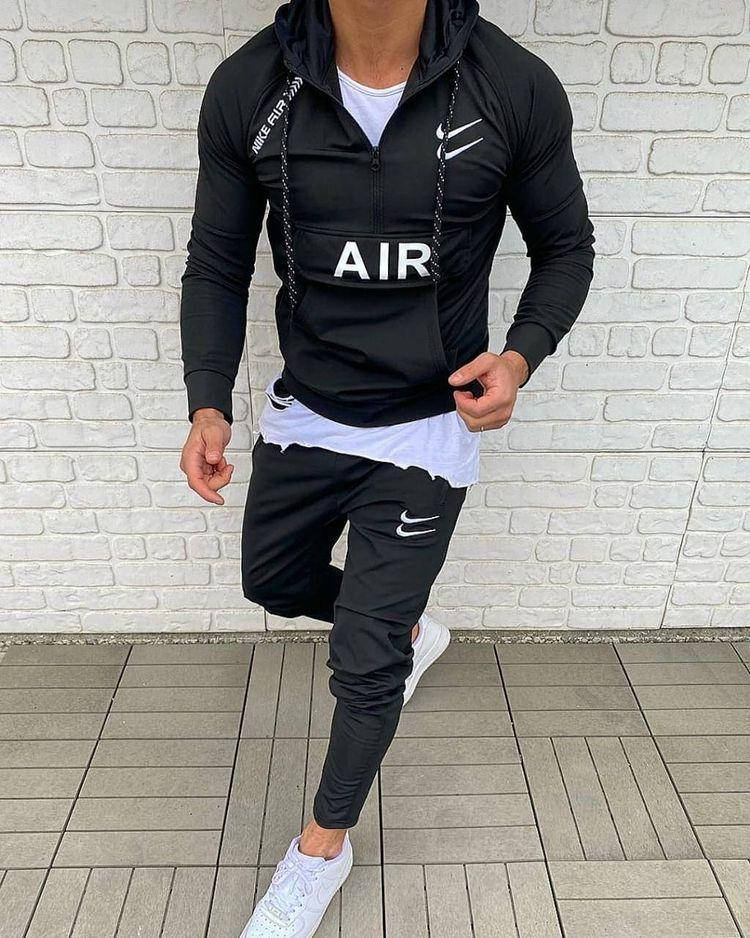 

Мужской спортивный костюм Nike демисезонный, Графит