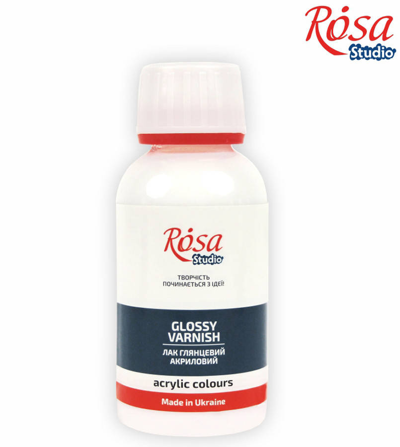 

Лак акриловый глянцевый, 125мл, ROSA Studio
