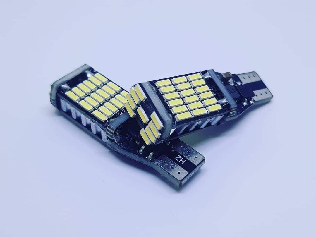 

Лампа T15(W16W)БЦ 12V LED 45х4014 white CANBUS стабілізатор