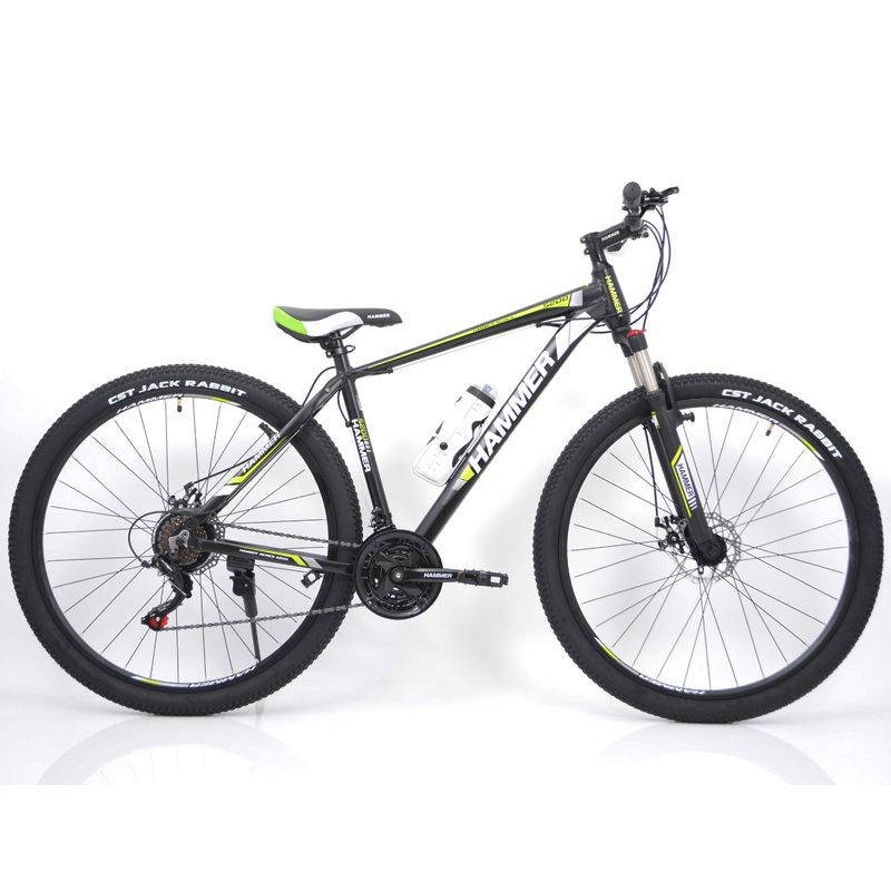 

Горрный Велосипед HAMMER-29 Black Green Найнер