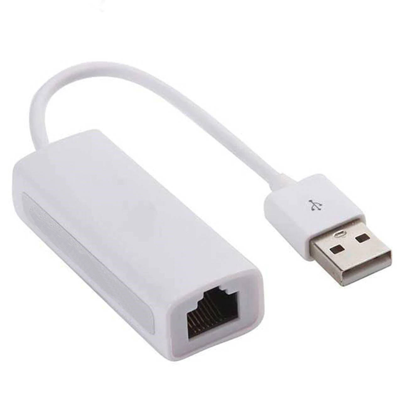 

Внешняя сетевая карта Lesko DM-HE04 Белая USB-RJ45 для планшета смартфона на windows универсальная