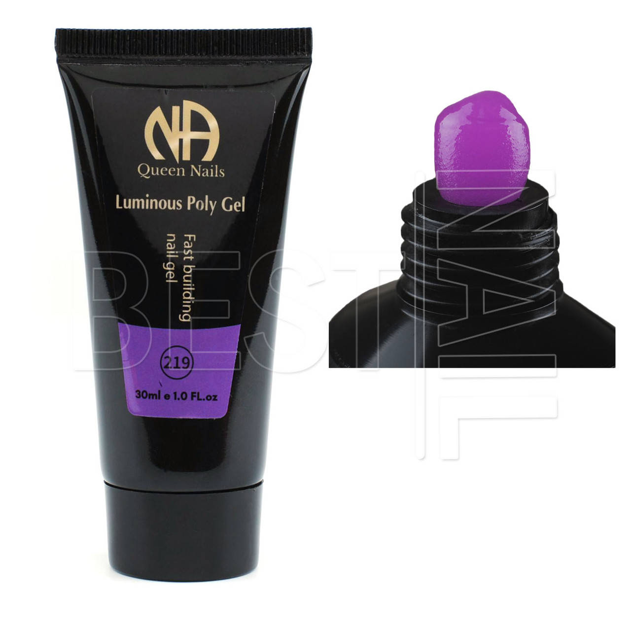 

Люминесцентный полигель Queen Nails №219, UV/LED 30 мл