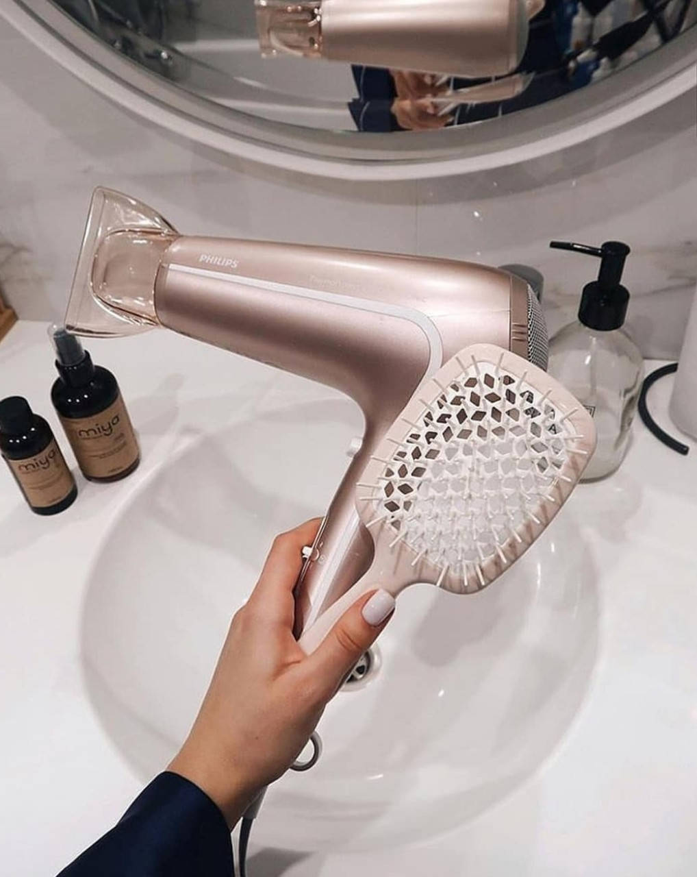 

Расческа Janeke superbrush the original Пудра/Белый