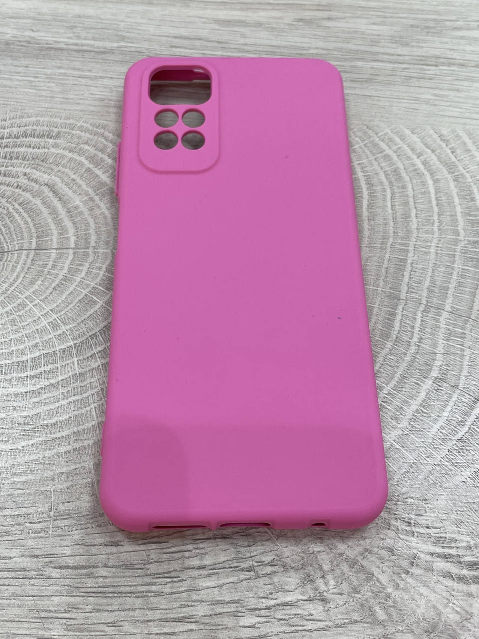 

Чехол на Xiaomi Redmi Note 11 Silicone Case противоударный розовый