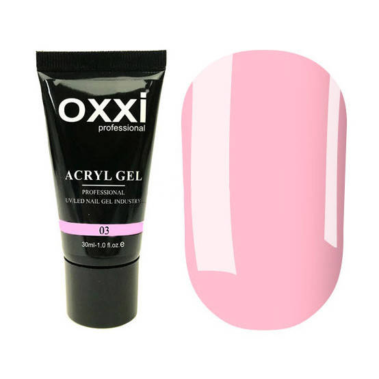 

Акрил-гель Oxxi Professional Acryl Gel № 03 (нежно-розовый), 30 мл