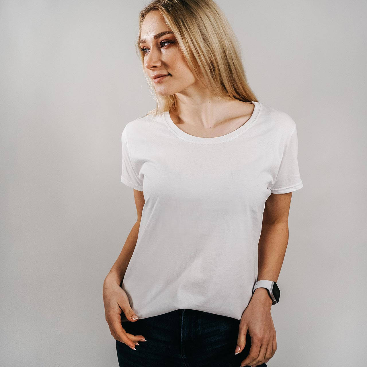 

Женская Футболка Белая Классическая Fruit of the loom 061372030L, Белый