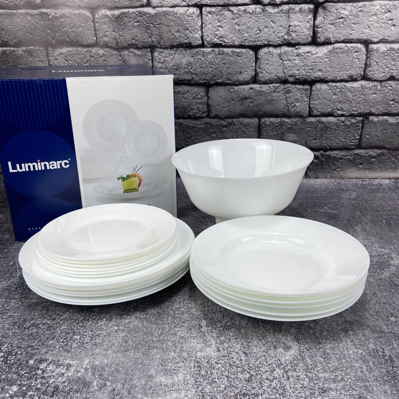 

Столовый сервиз Luminarc из 19 пред. Everyday G0567, Белый