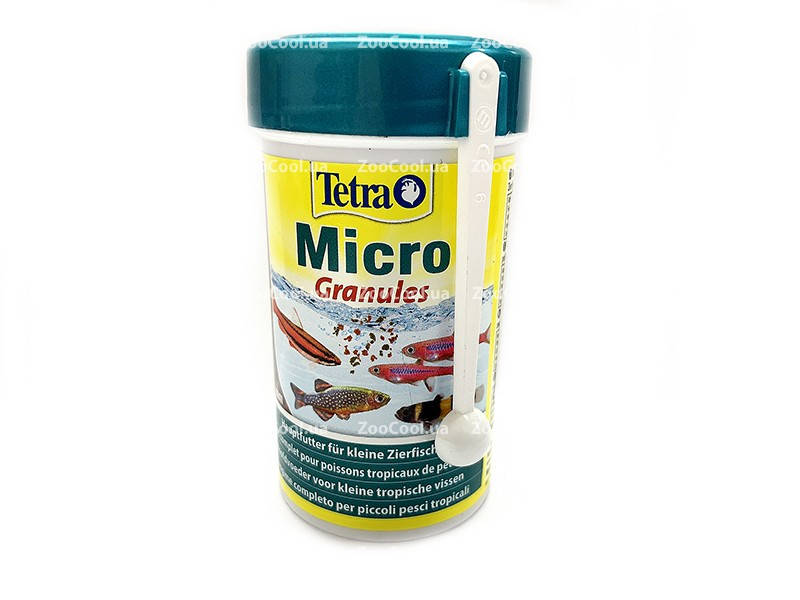 

Корм Tetra Micro Granules для аквариумных рыб в мелких гранулах 100 мл