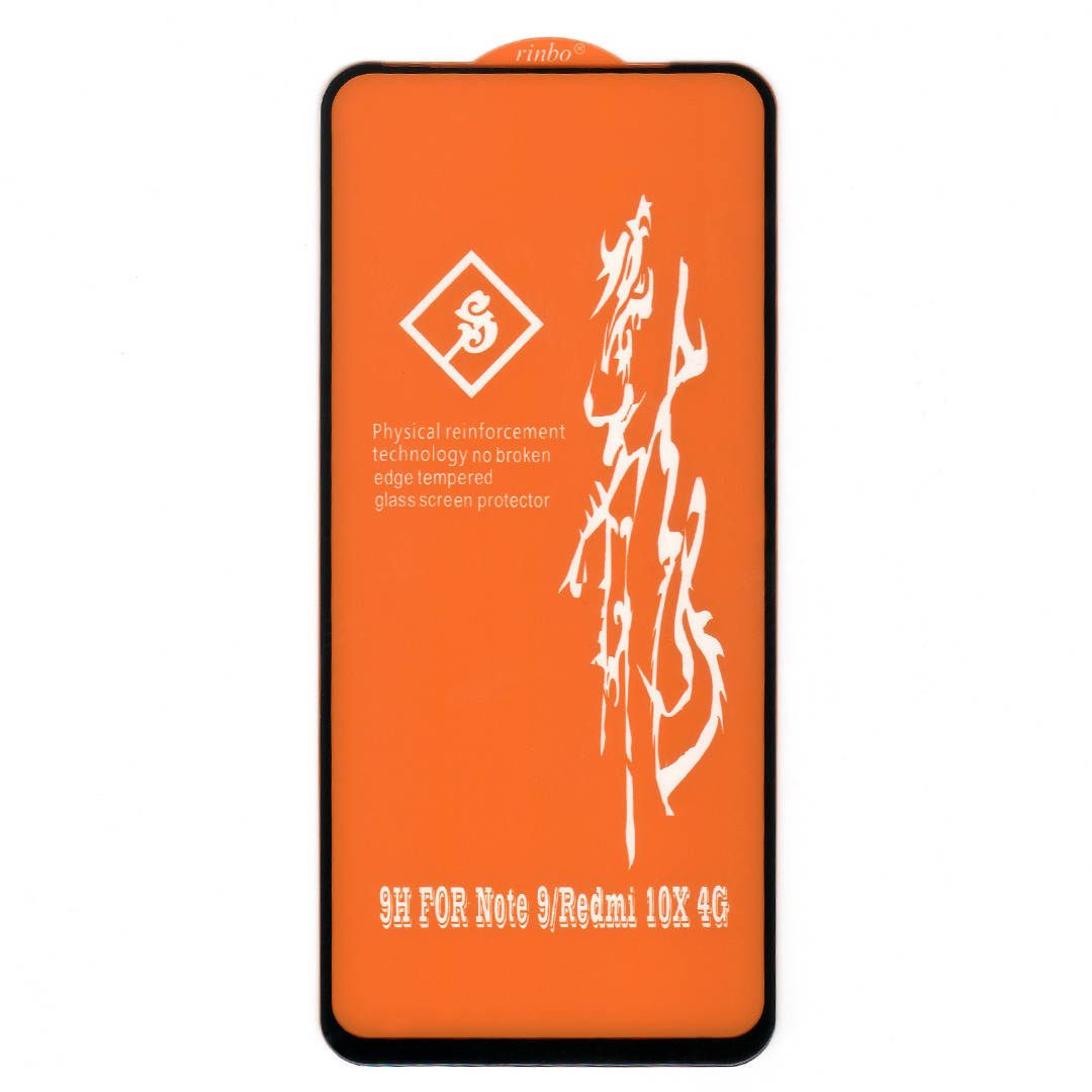 

Защитное стекло 6D для Xiaomi Redmi Note 9 | Big Edge | DK, Черный