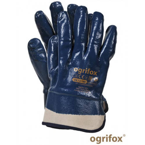 

Перчатки рабочие Ogrifox Польша OX-NITERFULL, Синий
