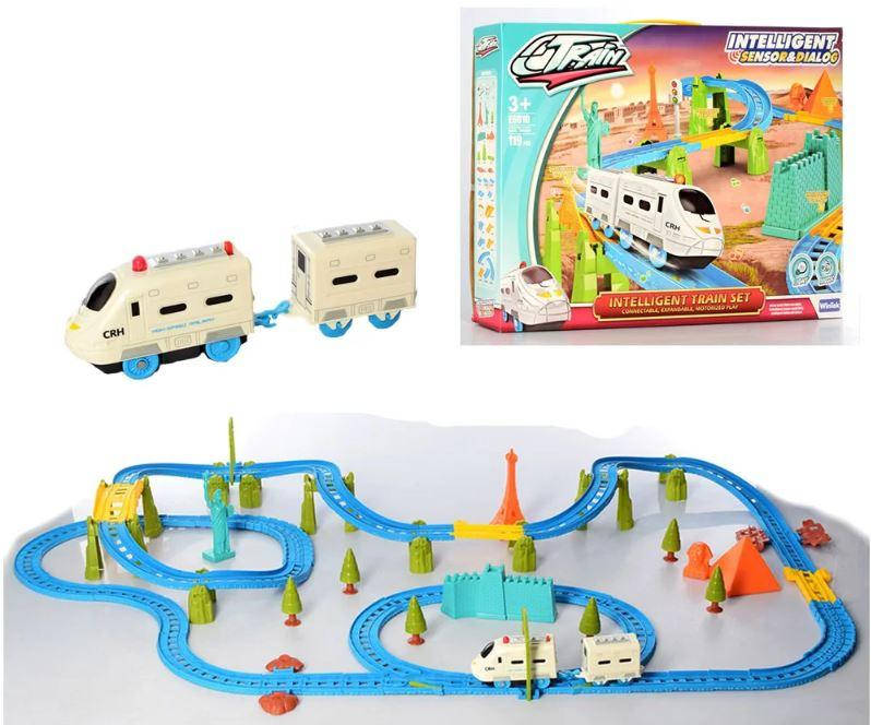 

Детская железная дорога Inteligent train set 119 ел