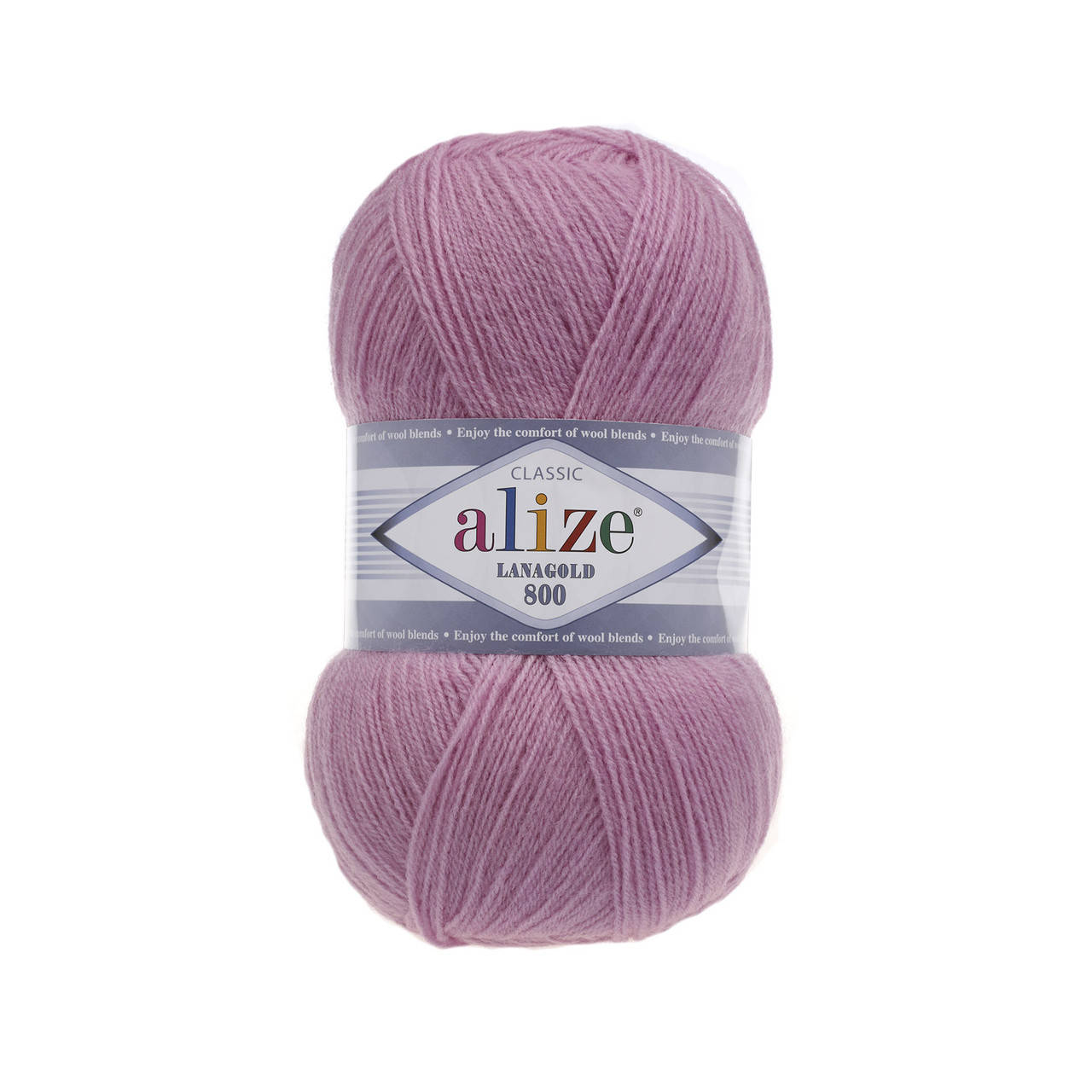 

Alize Lanagold 800 (Ализе Лана Голд 800) №98 розовый (Пряжа, нитки для вязания полушерсть)