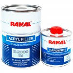 

RL Грунт акриловый RANAL S-2000 5+1 серый, 0,4л + отвердитель