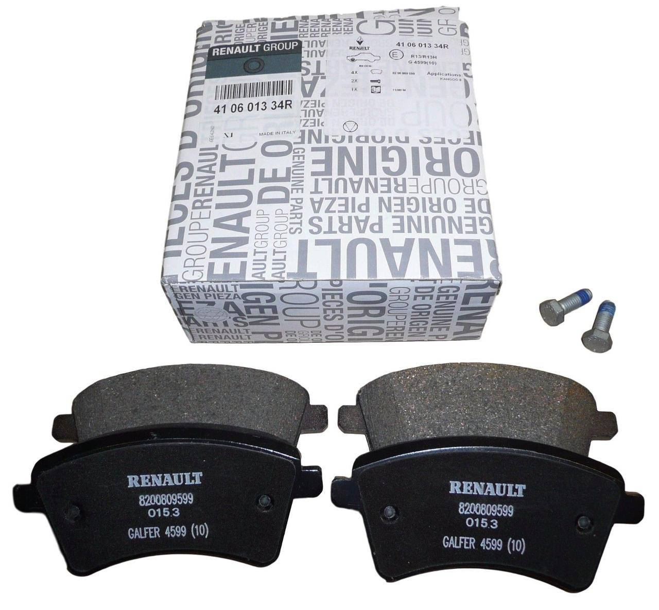 

Renault (Original) 410601334R - Комплект передних тормозных колодок на Рено Кангу 2