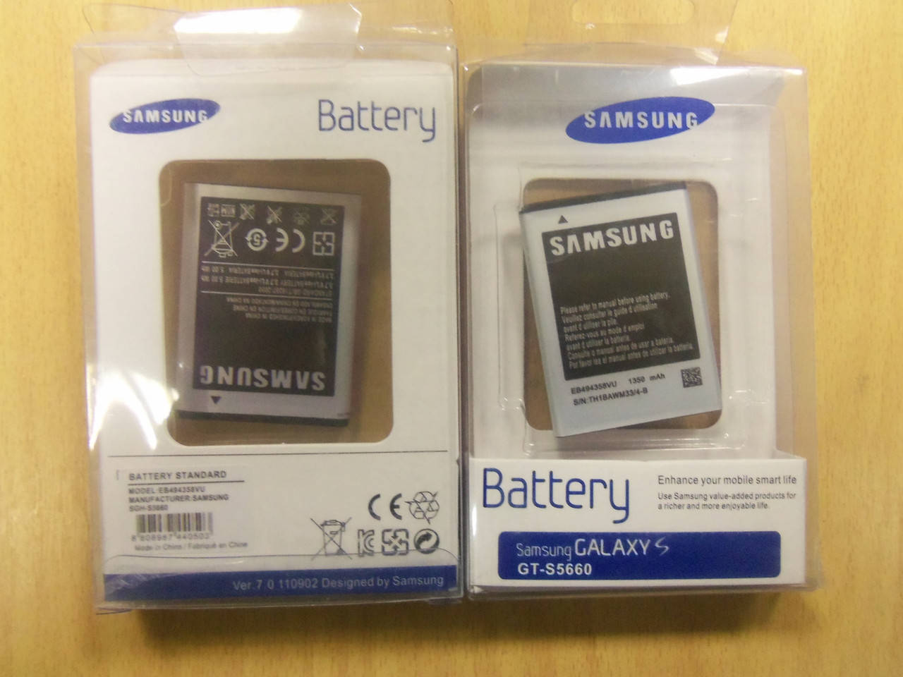 

Аккумулятор Samsung EB494358VU Galaxy Gio S5660 AAA