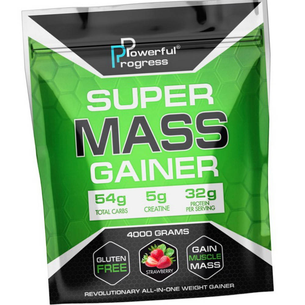 

Высокоуглеводный гейнер для набора веса Powerful Progress Super Mass Gainer 4000 г