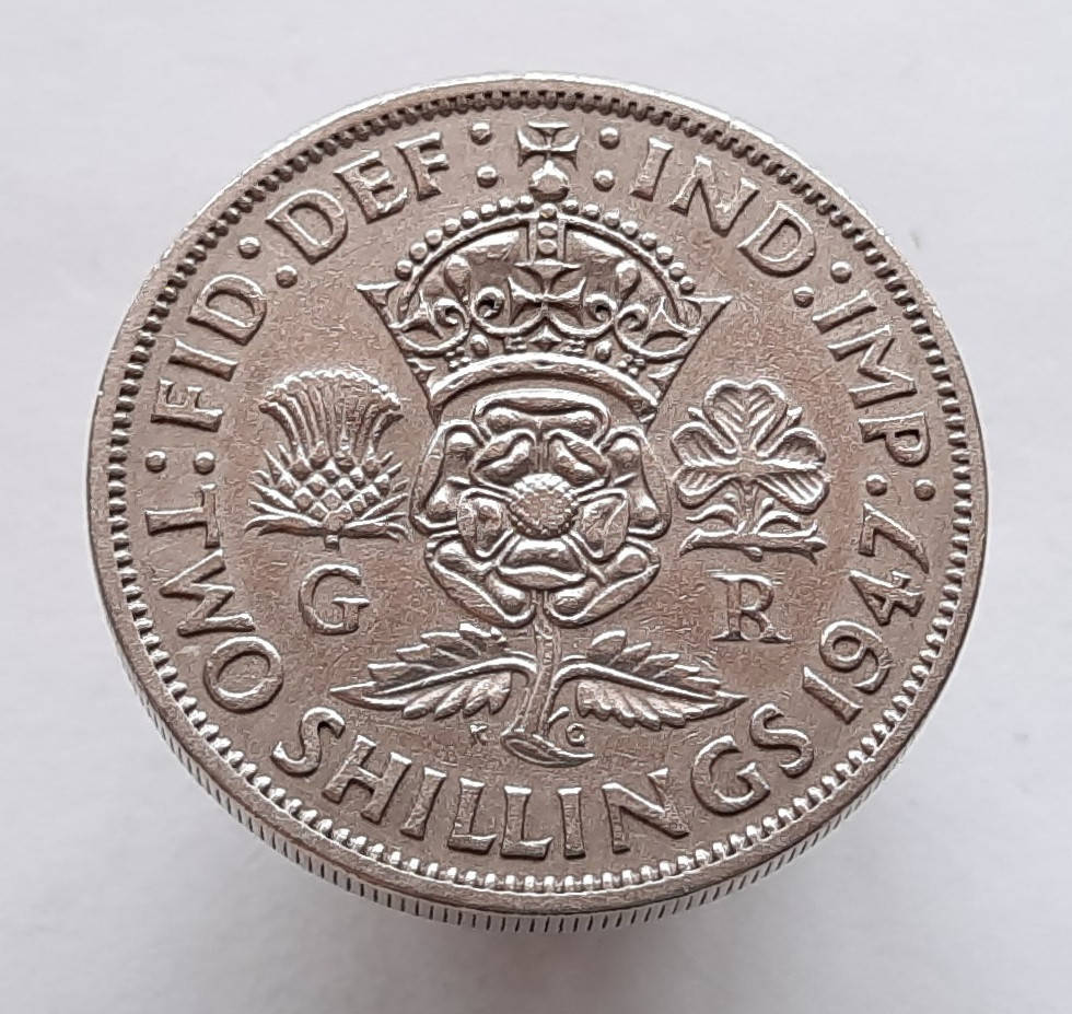 

Великобритания 2 шиллинга 1947