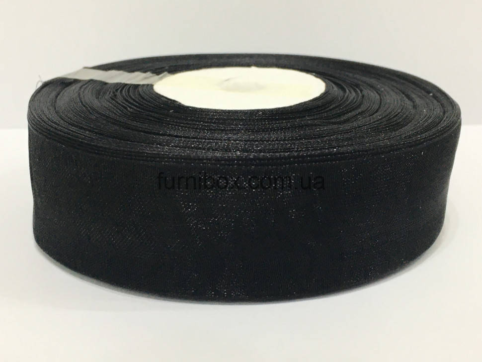 

Лента органзовая 2,5см № 39, Черный