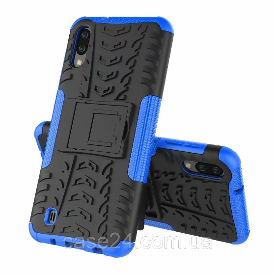 

PC + TPU чехол Armor для Samsung Galaxy A01 (8 цветов) синий