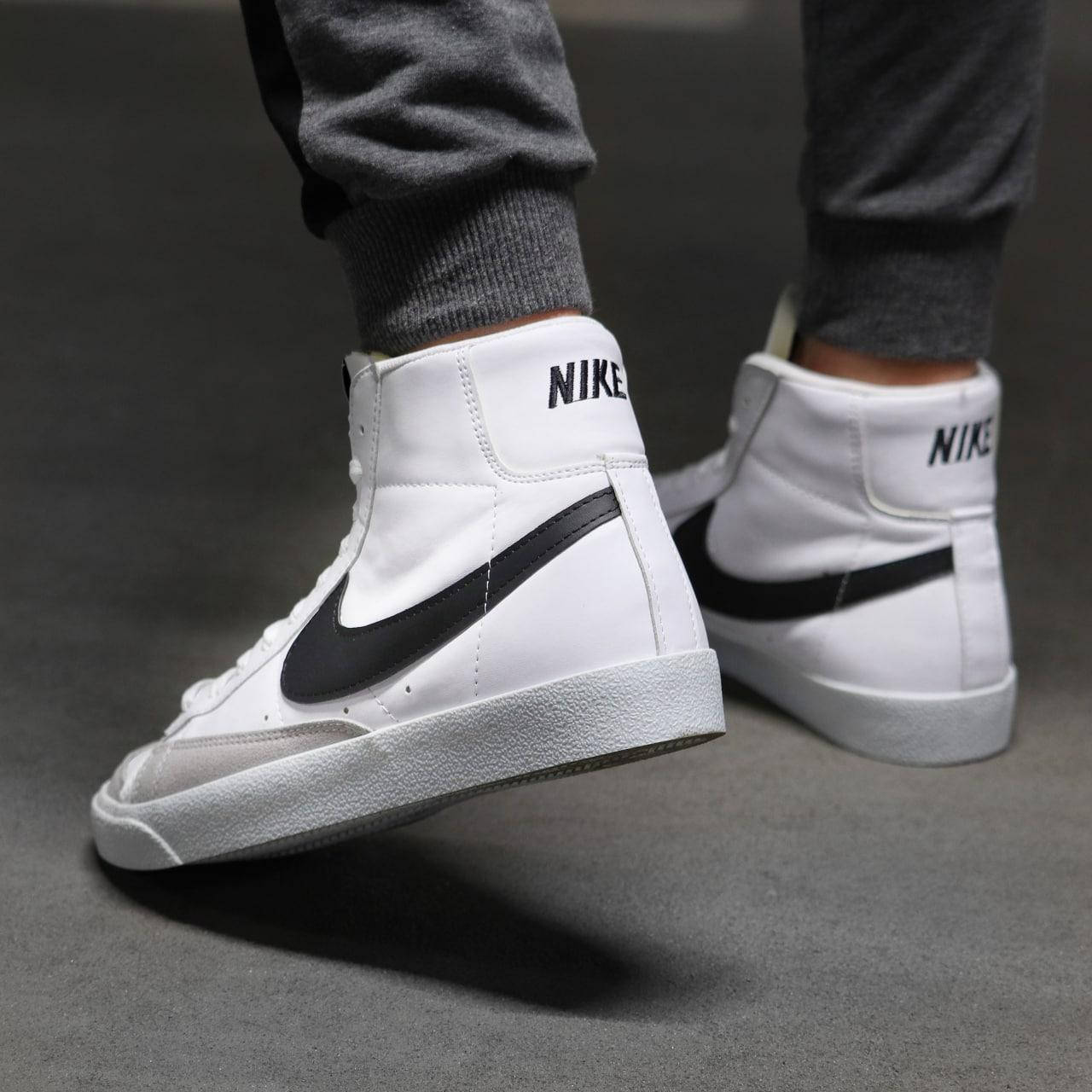 

Мужские кроссовки белые Nike blazer High White 43, Белый