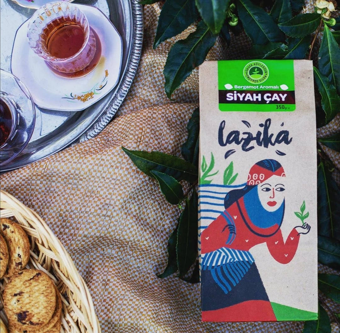 

Черный чай с бергамотом Lazika органический 350 г