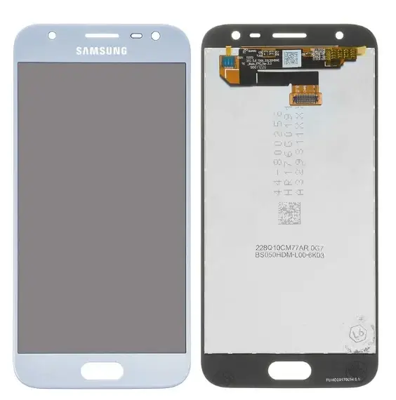 

Дисплей Samsung J330F Galaxy J3 2017 модуль в сборе с тачскрином, голубой, TFT AAA, с регулировкой