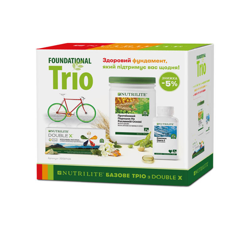 

Nutrilite™ Базовое Трио с Double X