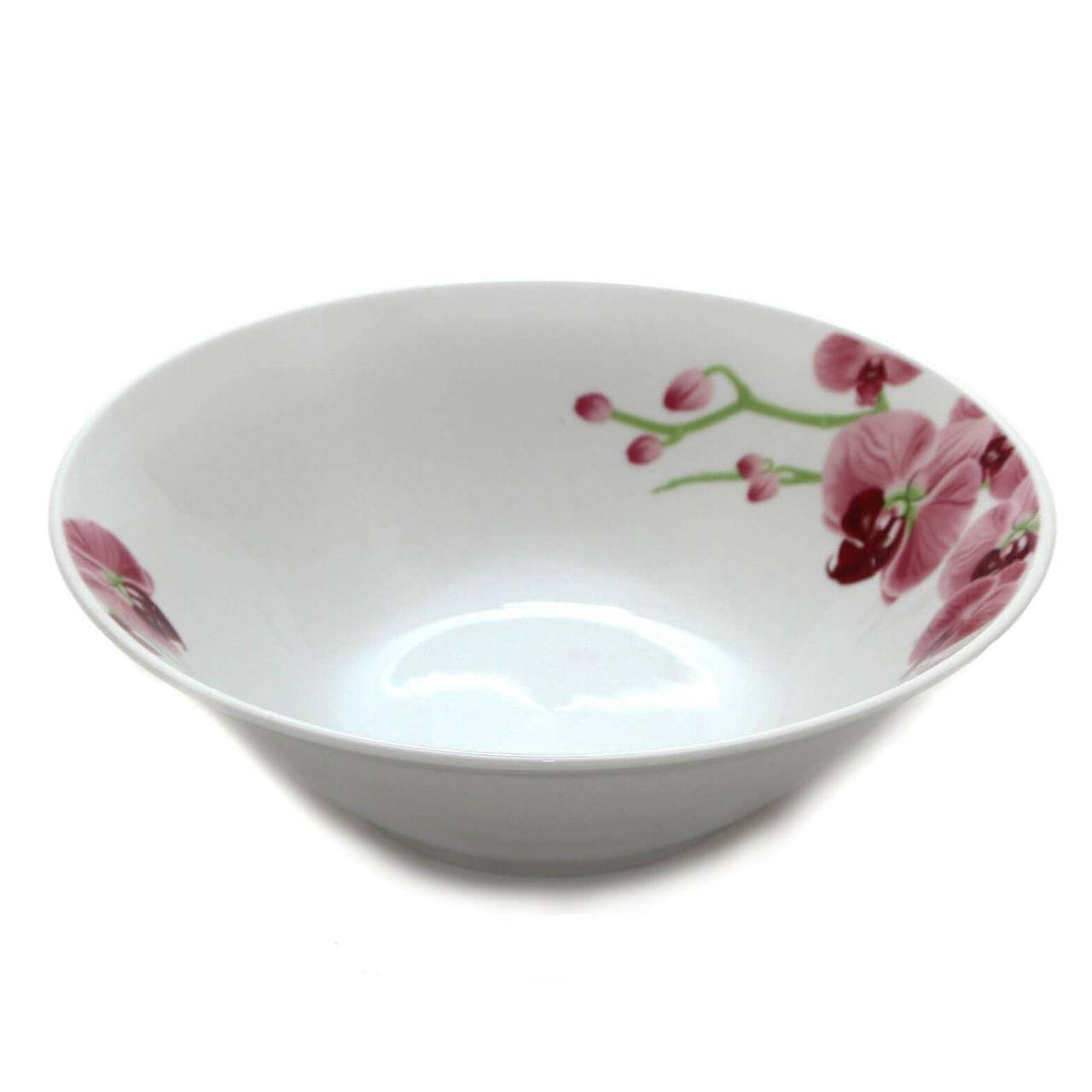 

Салатник 18см. Орхидея, Белый