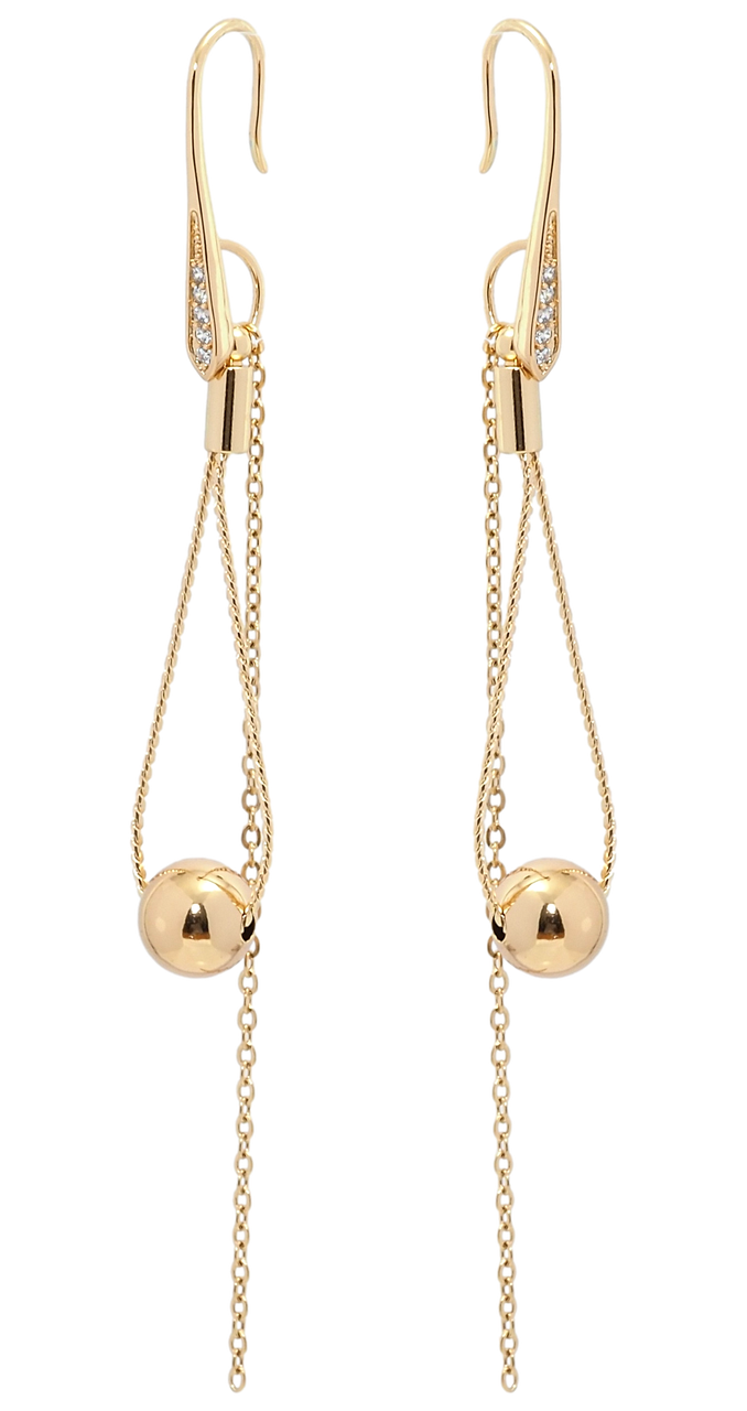 

Серьги Xuping Позолота 18K французский замок "Декоративные подвески"