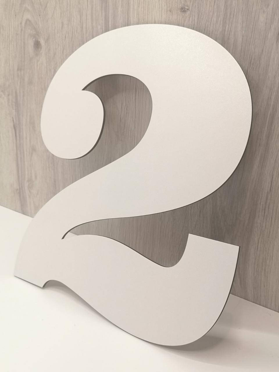 

Трафарет цифра ДВП