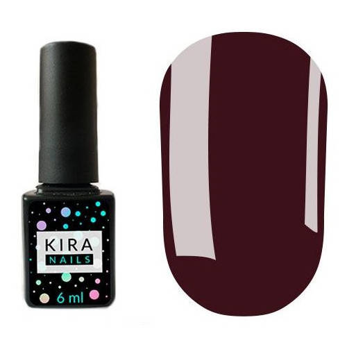 

Гель-лак Kira Nails №033 (бургунди, эмаль), 6 мл