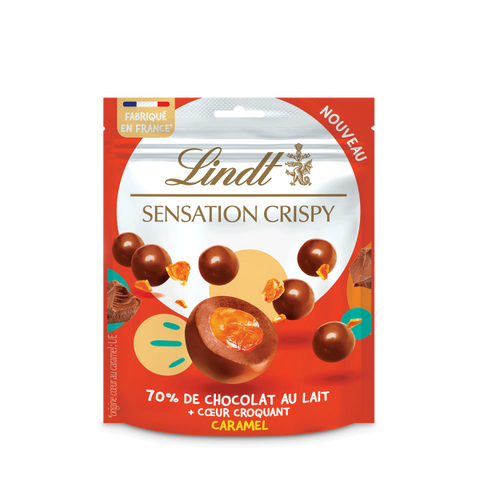 

Карамель в молочном шоколаде Lindt Sensation Crispy Caramel 140 g