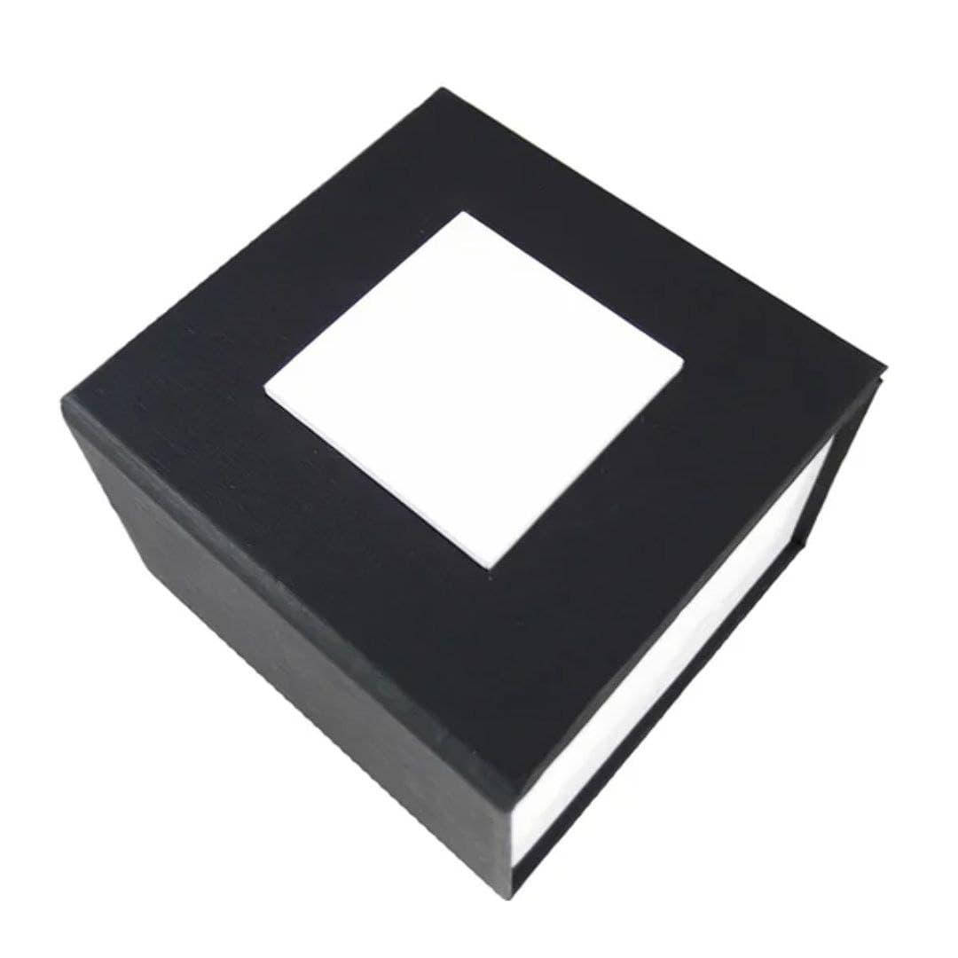 

Черная подарочная картонная коробка для бижутерии, Черный