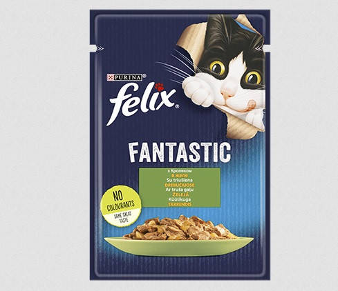 

Felix Fantastic (Фелікс Фантастік) з кроликом, шматочки у желе, 85 г