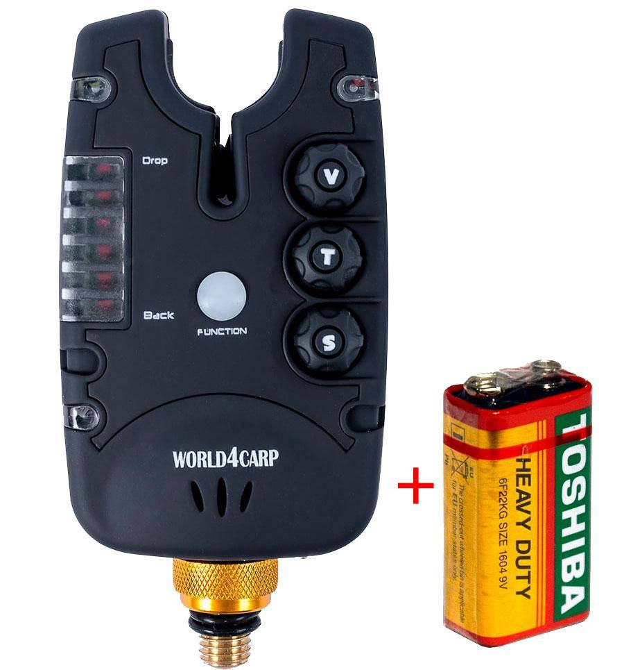 

Рыболовный сигнализатор World4Carp FA211 (желтый)