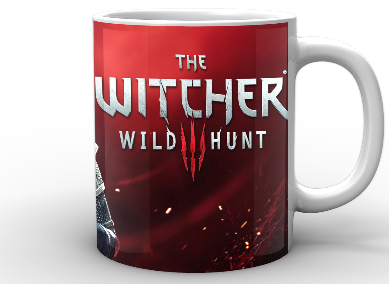 

Кружка GeekLand The Witcher Ведьмак постер TW.02.001, Белый