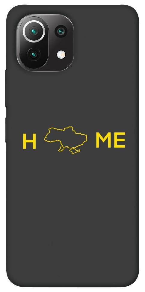 

TPU чехол накладка на Xiaomi Mi 11 Lite патриотический с принтом ТПУ Чехол бампер для Сяоми ми 11 лайт, Графит
