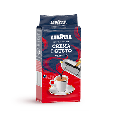 

Lavazza Crema e Gusto Classico 250 г кофе молотый Италия Оригинал