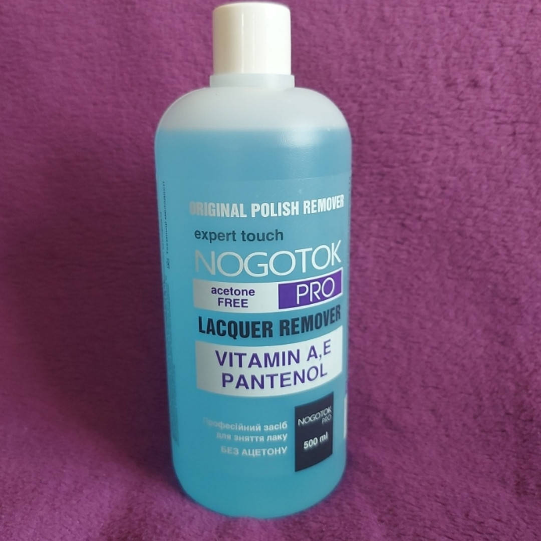 

Средство для снятия лака без ацетона Nogotok 500ml